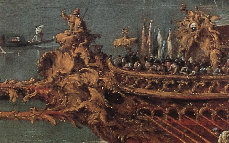Francesco Guardi Details of he Departure of the Doge on Ascension Day china oil painting image